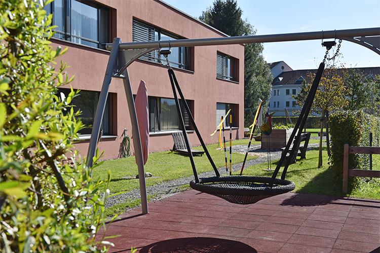 Gartenplatz der Stiftung arwole